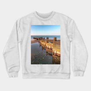 Norfolk groyne Crewneck Sweatshirt